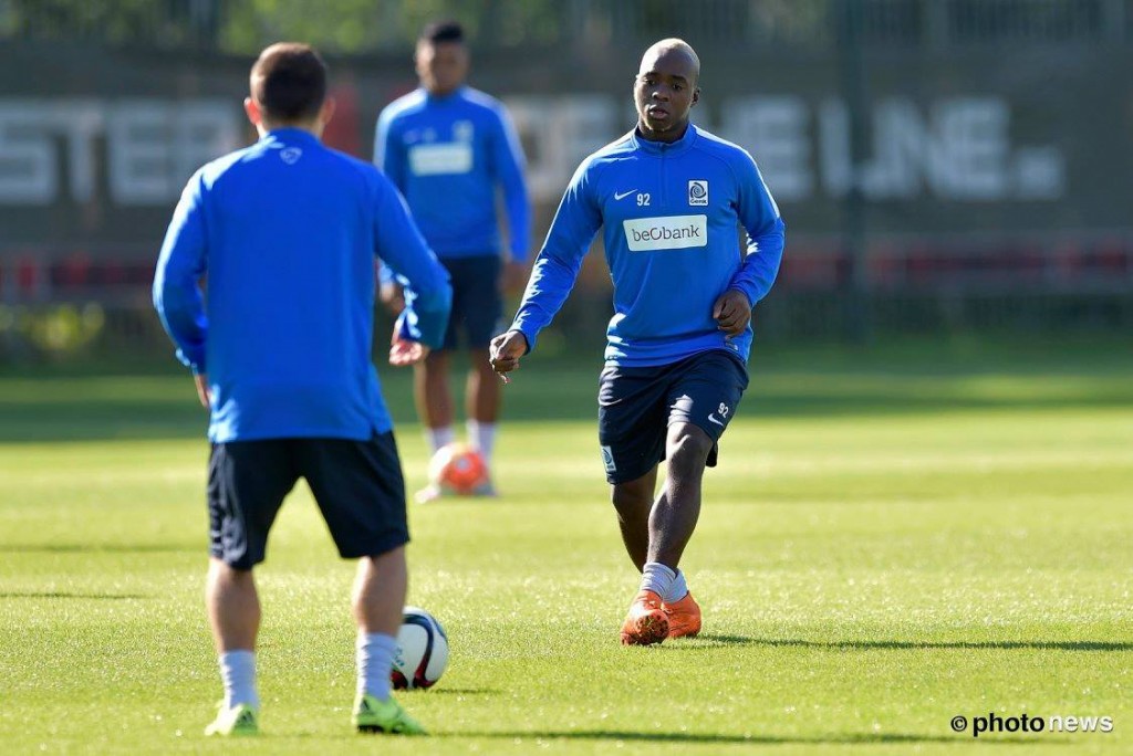 Neeskens Kebano premier entrainement Genk